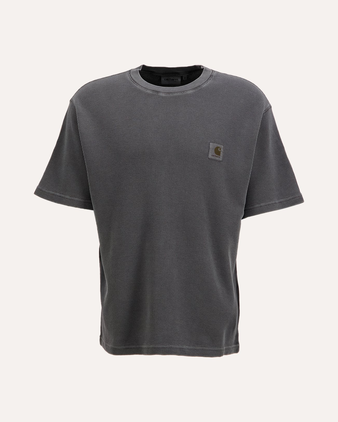 Carhartt S/S Nelson Waffle T-Shirt ZWART 1