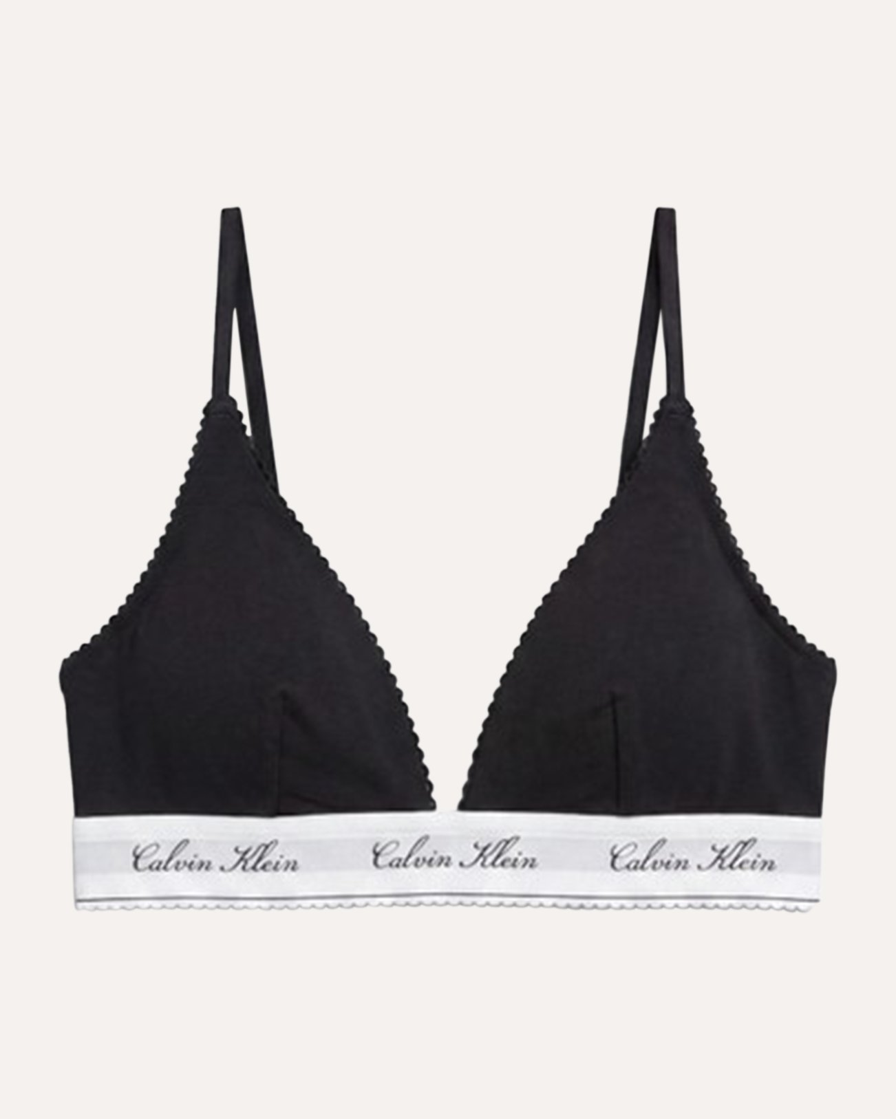 Calvin Klein Lightly Lined Triangle ZWART 1