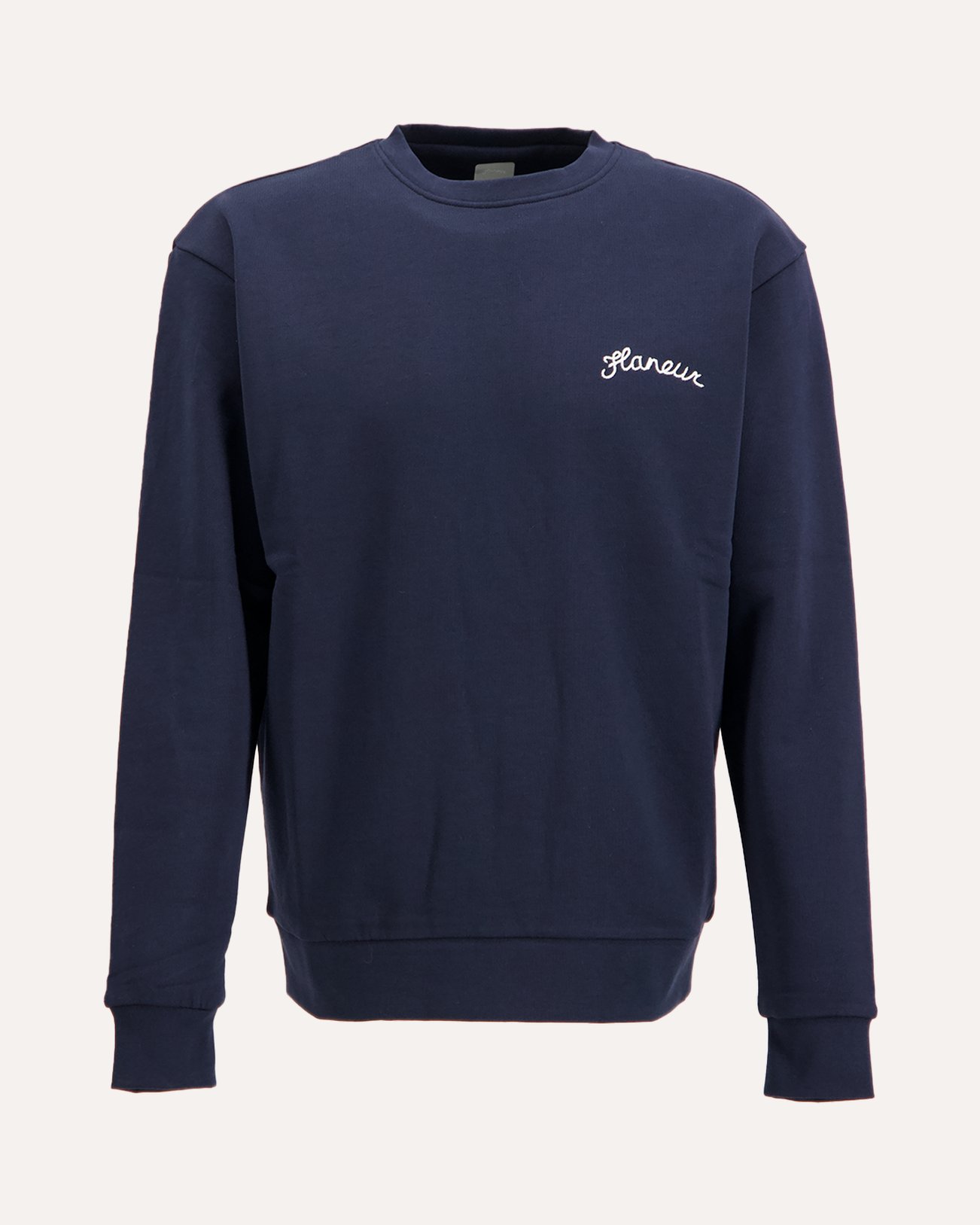 Flaneur Signature Sweater DONKERBLAUW 1
