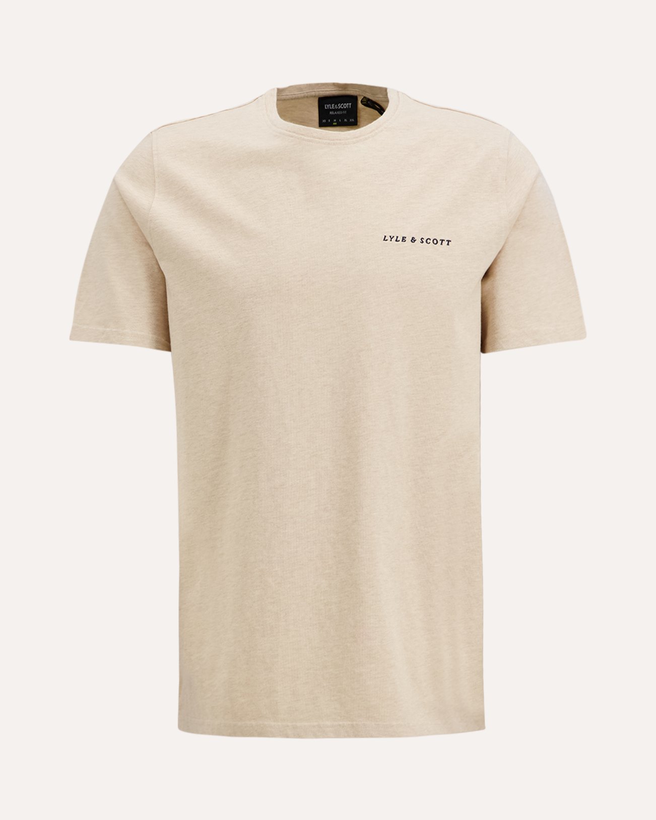 Lyle & Scott Script T-Shirt BEIGE 1