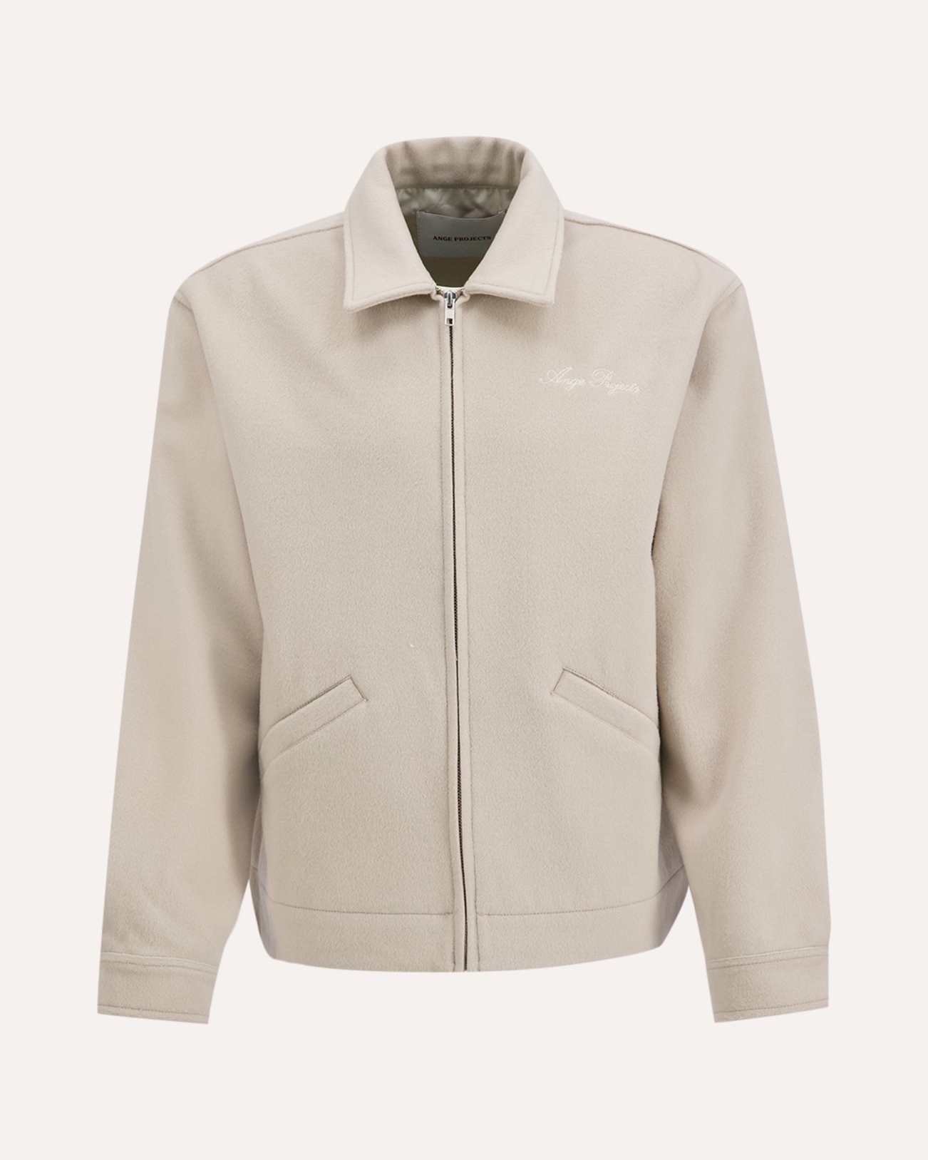 Ange Projects Boiled Wool Jacket BEIGE 1