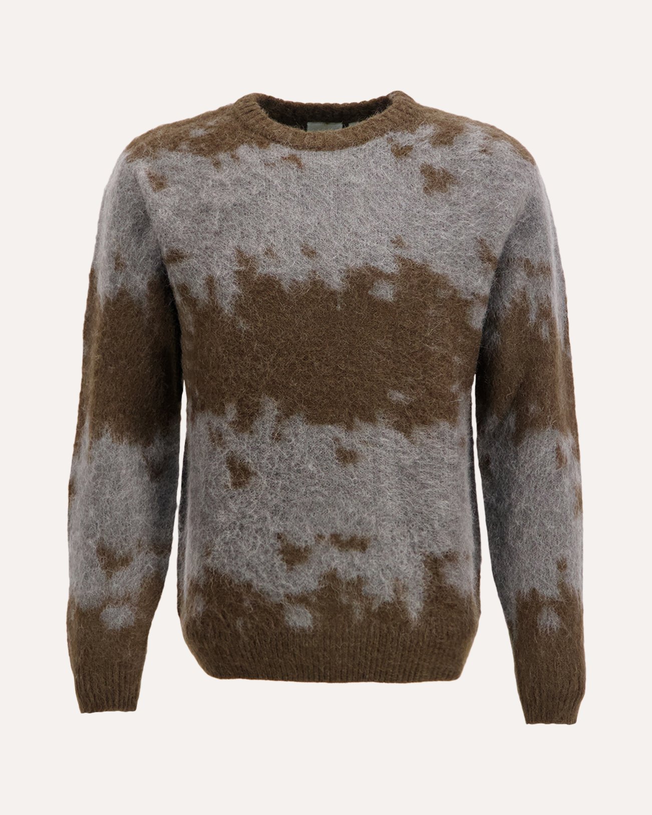 Gramicci Mohair Splatter Sweater GRIJS 1
