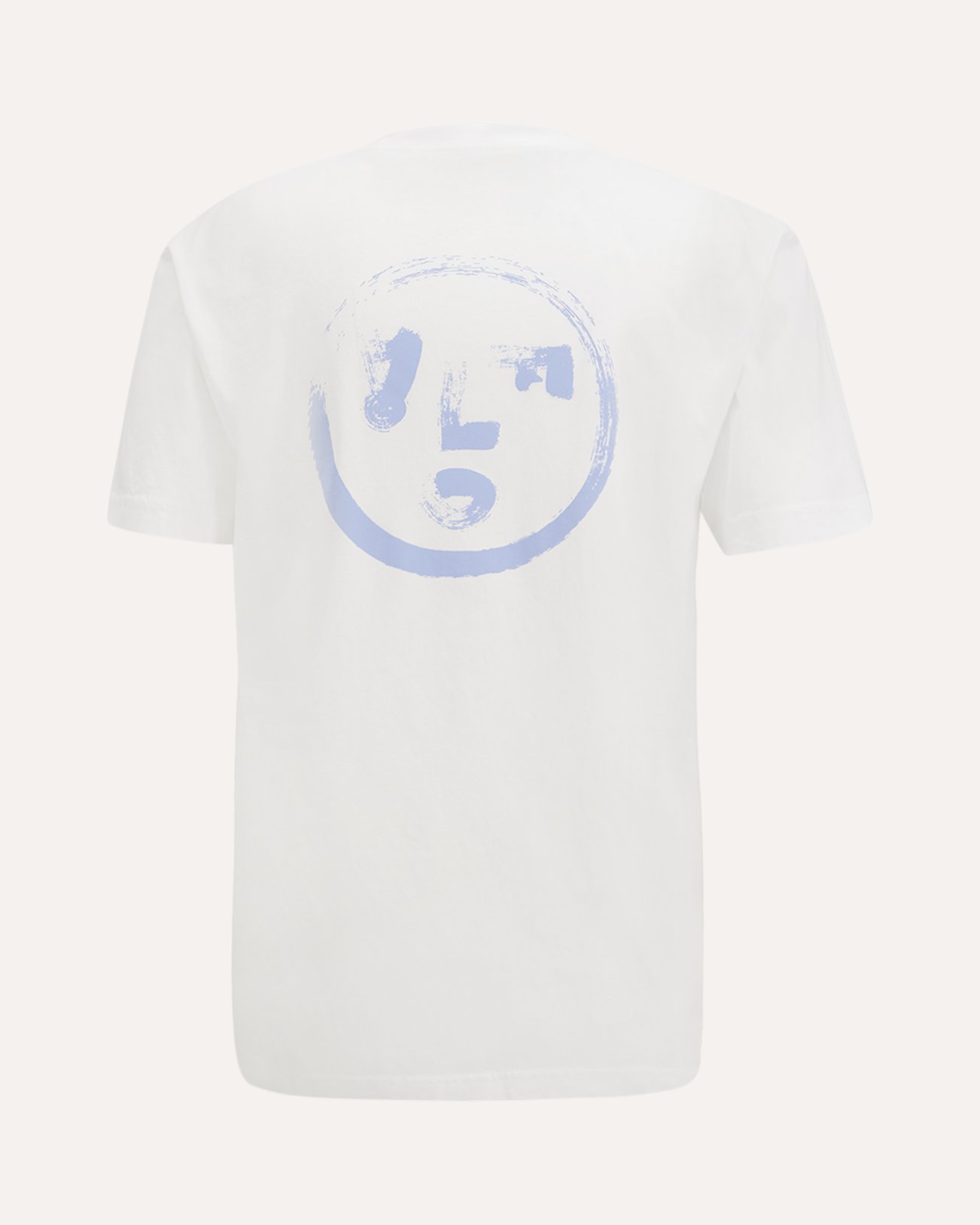 OLAF Brushstroke Face Tee WIT 1
