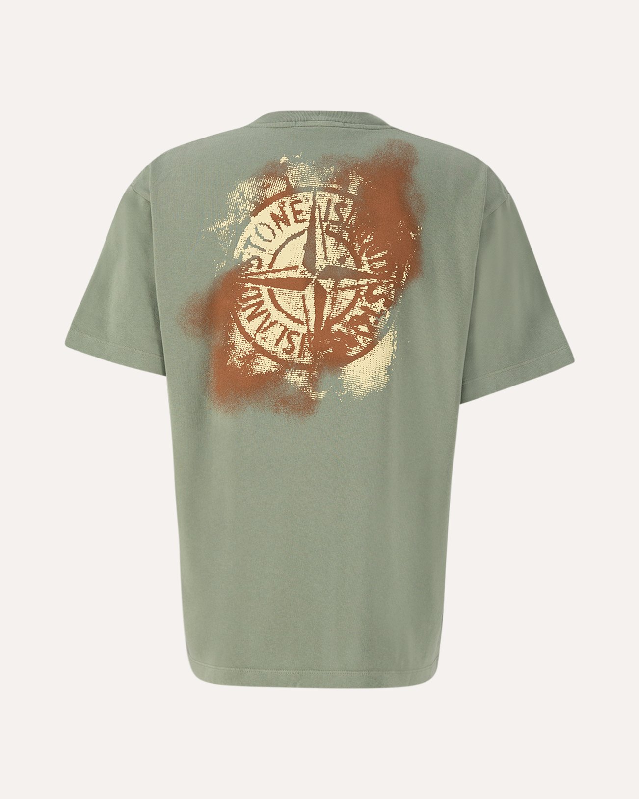 Stone Island 2RCE6 Cotton Jersey Backprint T-Shirt LICHTGROEN 1