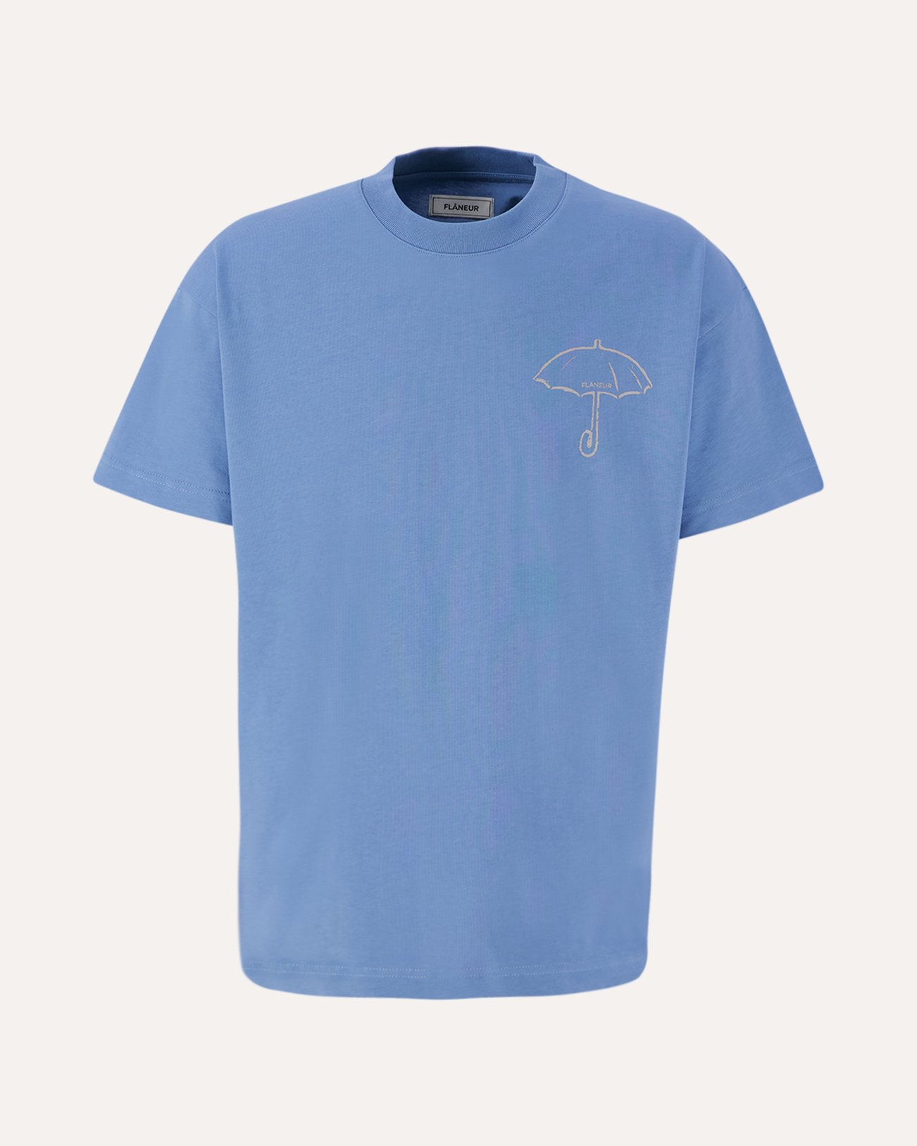 Flaneur Umbrella T-Shirt BLAUW 1