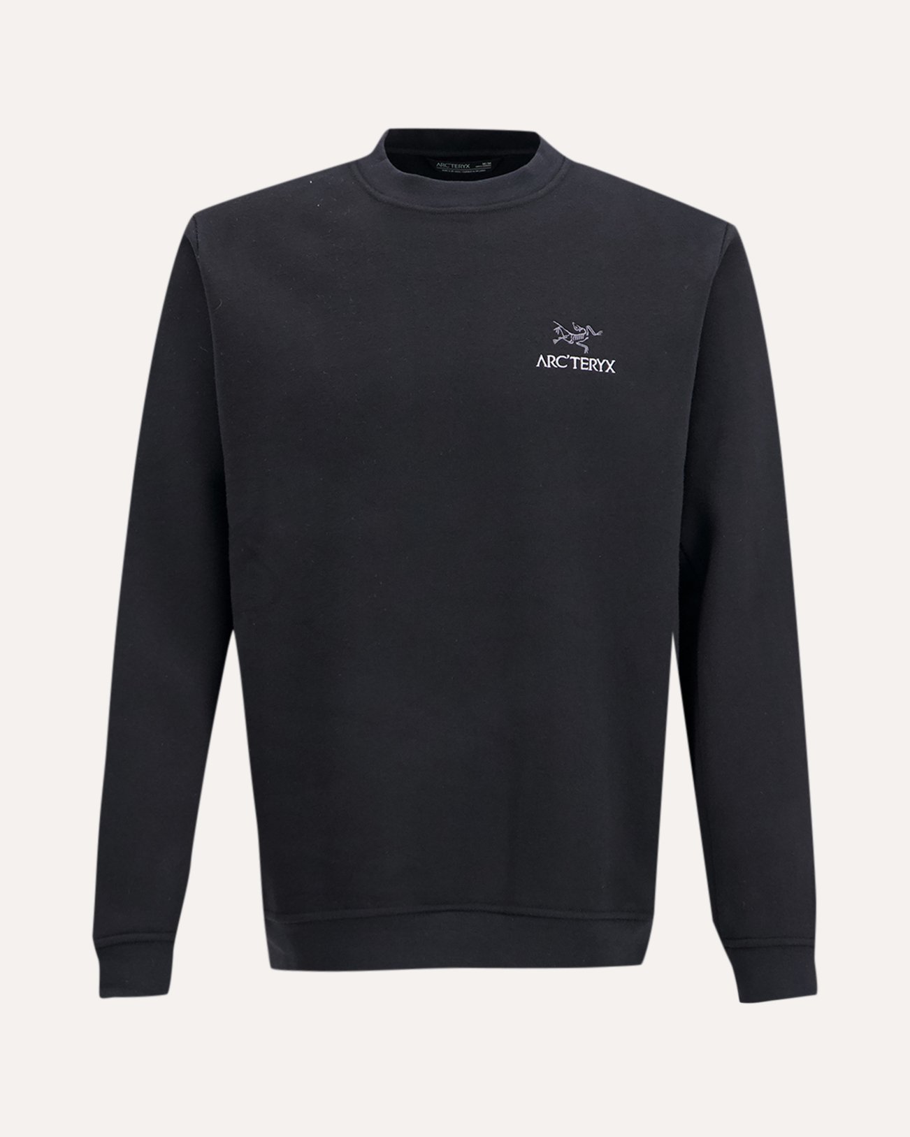 Arc'teryx Emblem Fleece Crew M ZWART 1