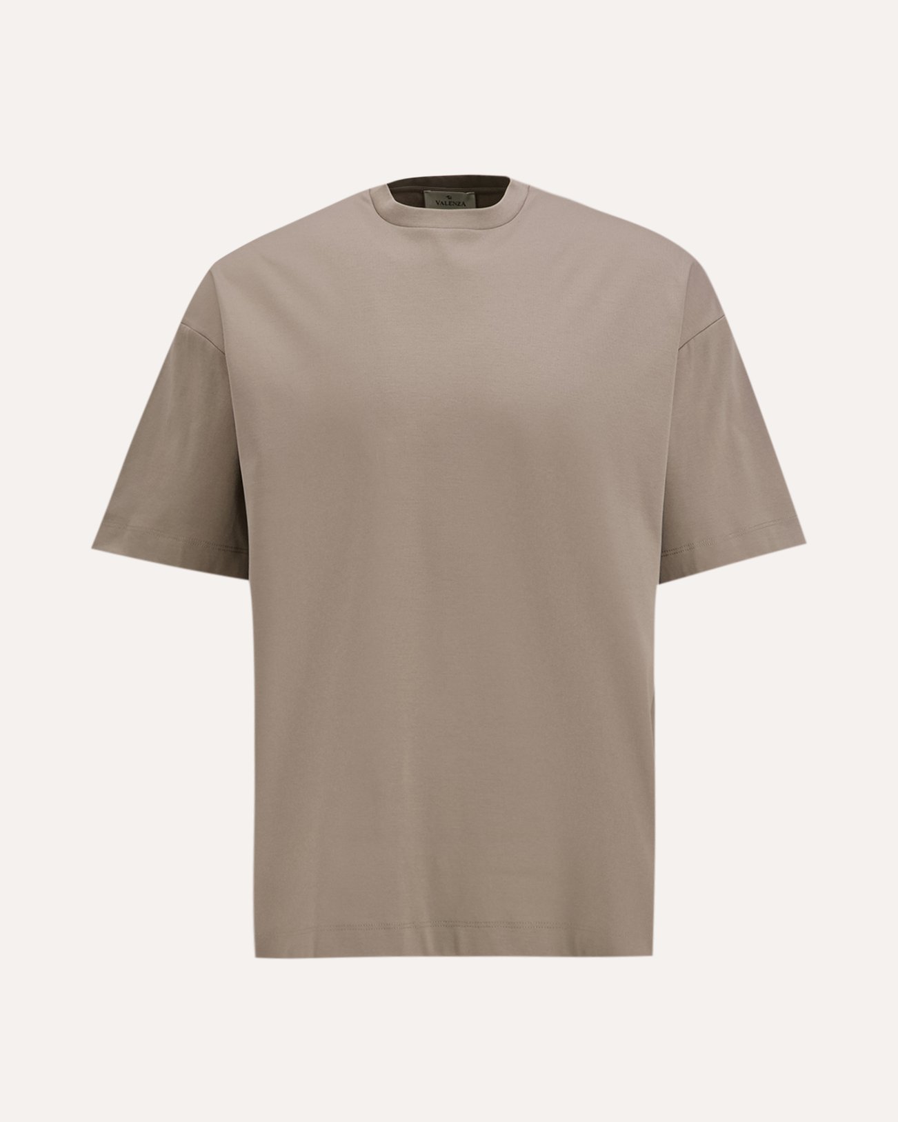 Valenza Interlock Supima Oversized T-Shirt BEIGE 1