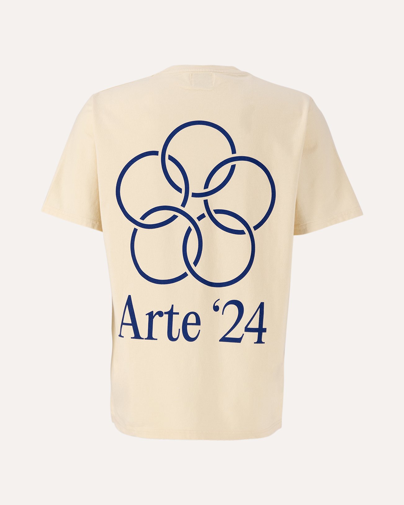Arte Antwerp Teo Back Rings T-Shirt CREAM 1