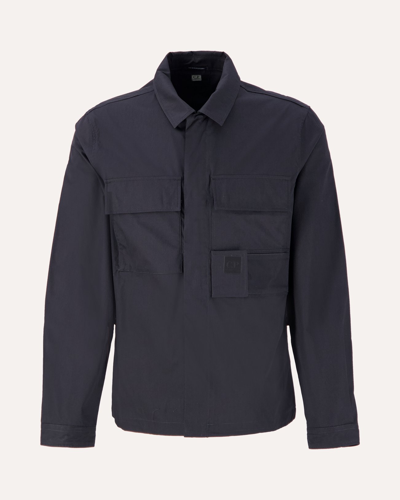 C.P. Company Metropolis Metropolis Series Gabardine Utility Overshirt ZWART 1