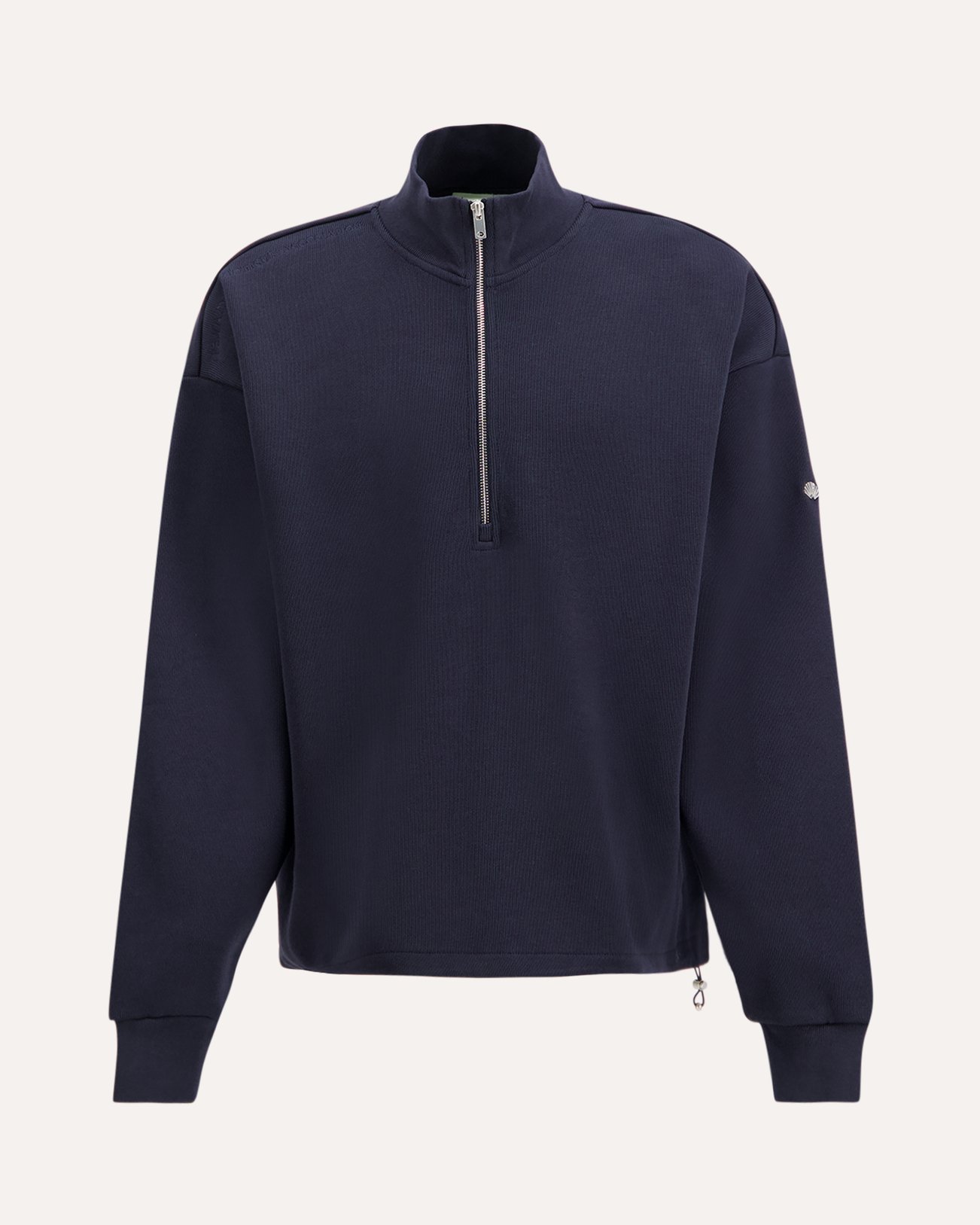 New Amsterdam Surf Association Plate Half-Zip ZWART 1