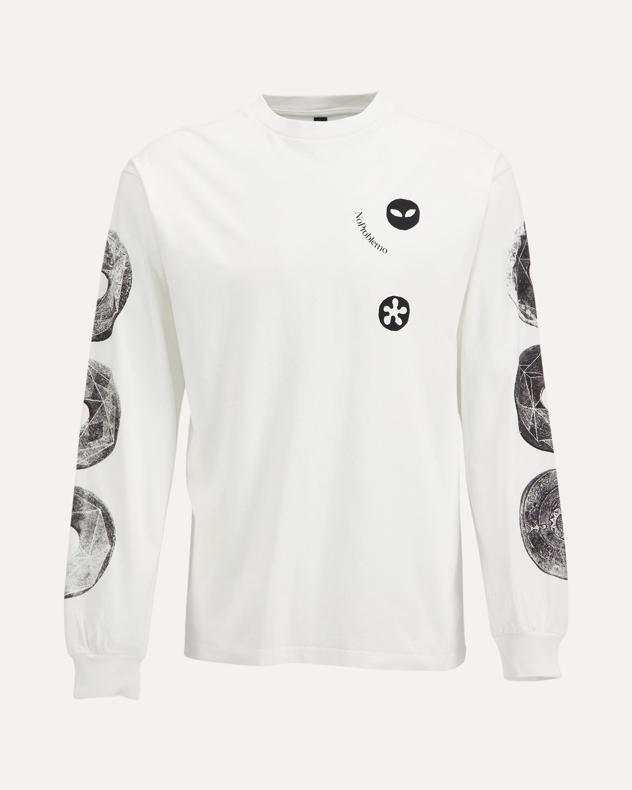 No Problemo Dropa Ls Tee WIT 1