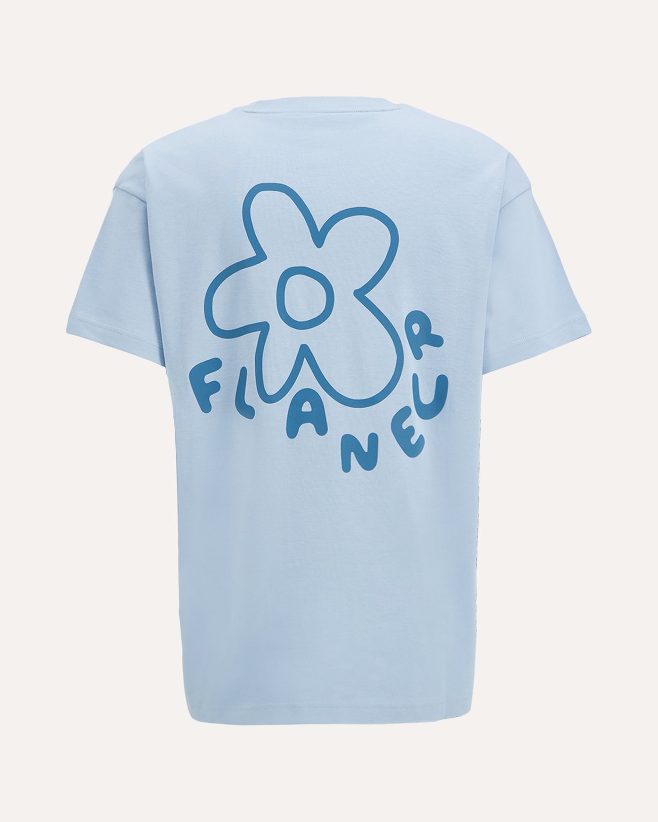 Flaneur Blossom T-Shirt LICHTBLAUW 1