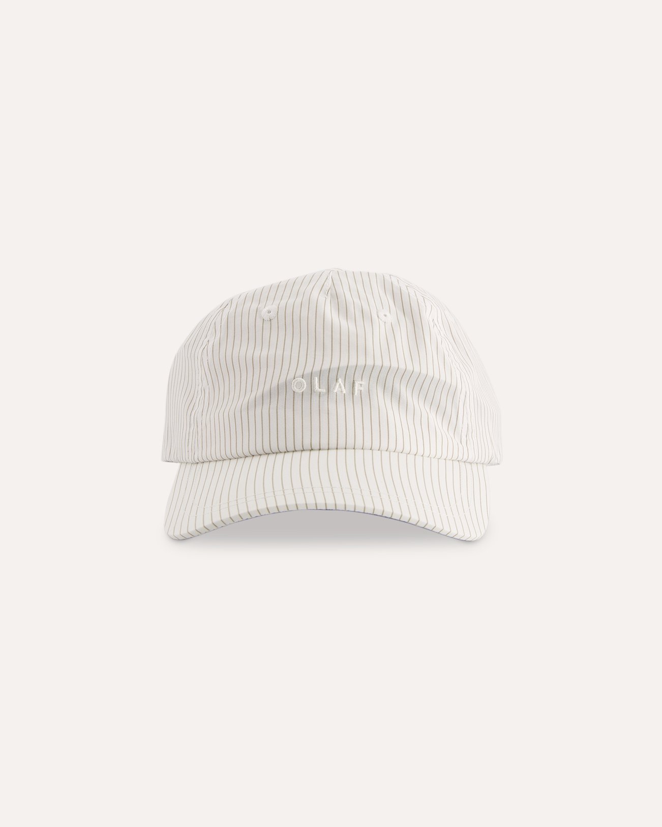 OLAF Stripe 5 Panel Cap WIT 1