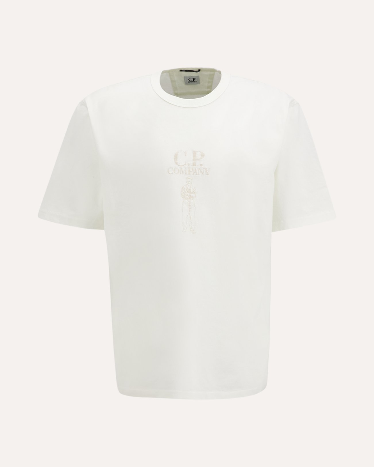 C.P. Company Logo T-Shirt CREME 1