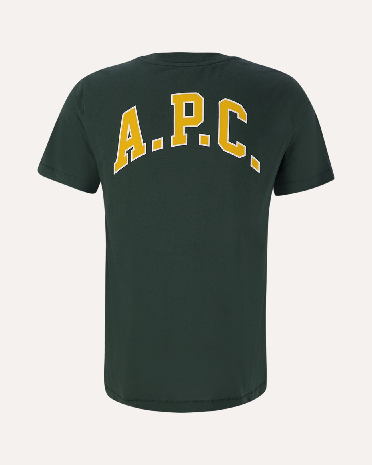 A.P.C. T-Shirt Standard University GROEN 1