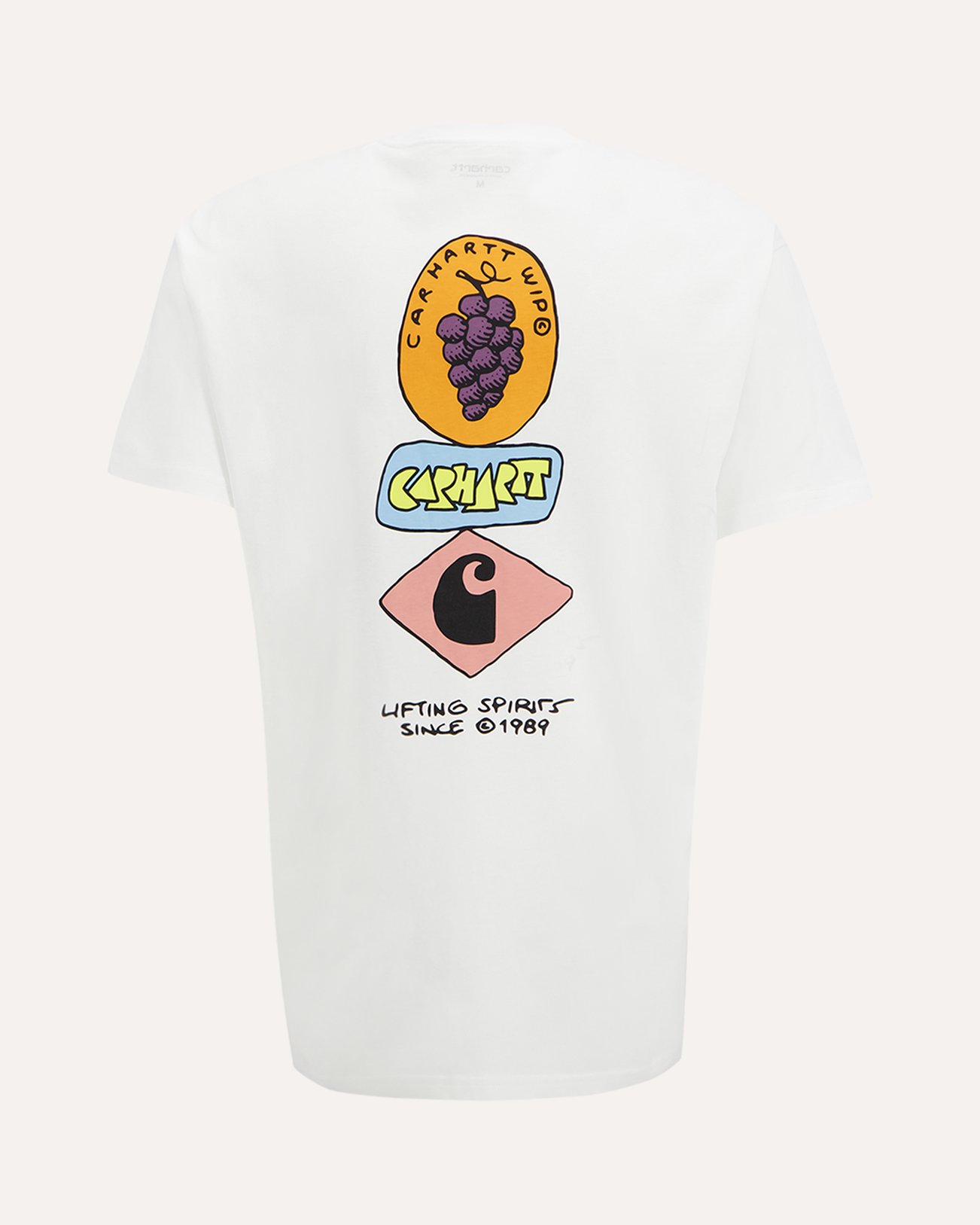 Carhartt S/S Stacked Grapes T Shirt WIT 1