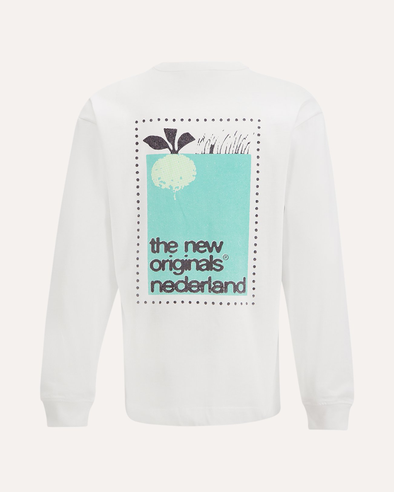 The New Originals The Netherlands Stamp Longsleeve WIT 1