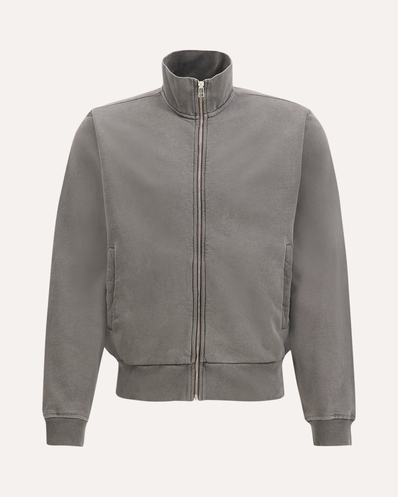 POP Trading Company Full Zip Sweat ZWART 1