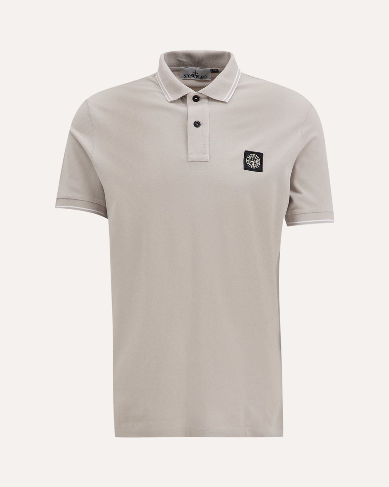 Stone Island S0018 Polo LICHTGRIJS 1