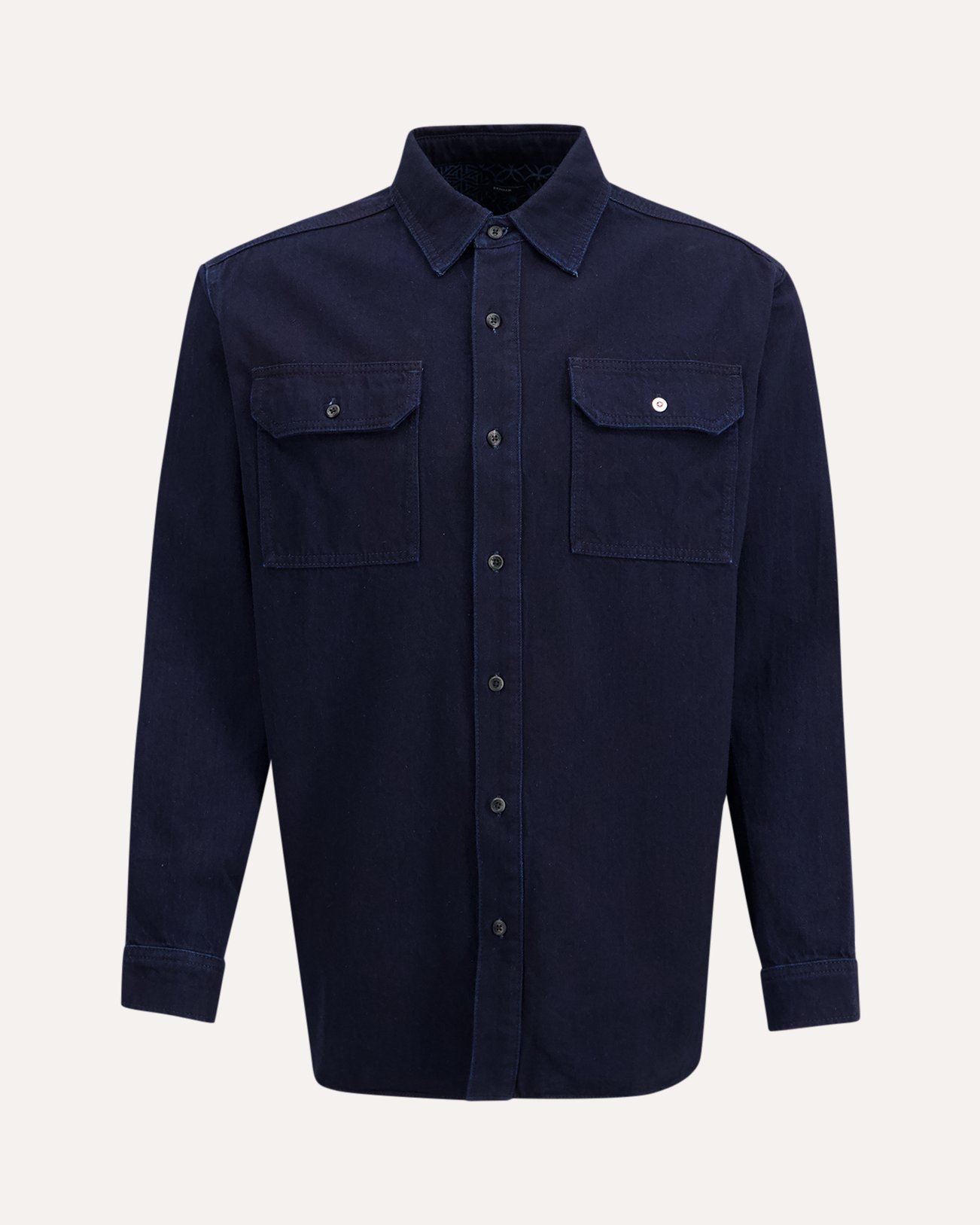 Denham Classic Overshirt DONKERBLAUW 1
