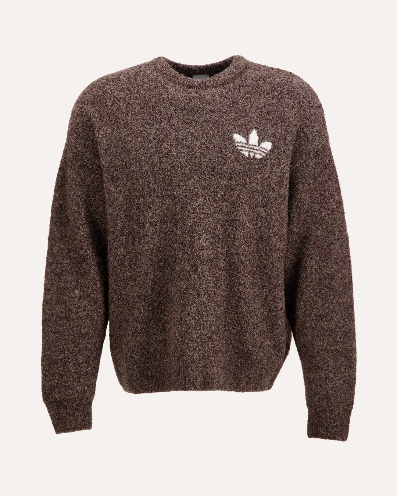 adidas Knit Essential Basic Crew DONKERBRUIN 1