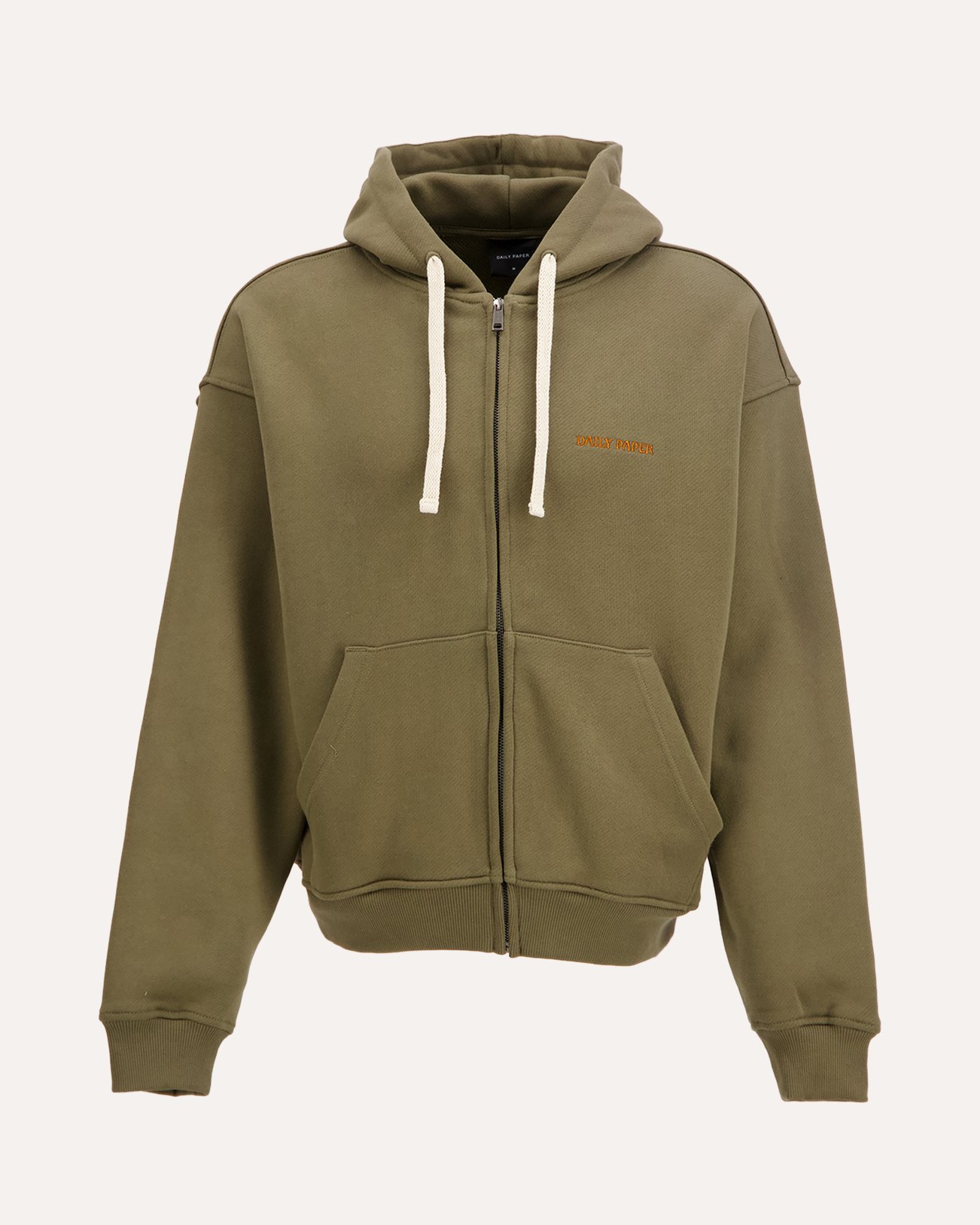 Daily Paper Boxy Zip Up Hoodie GRIJS 1