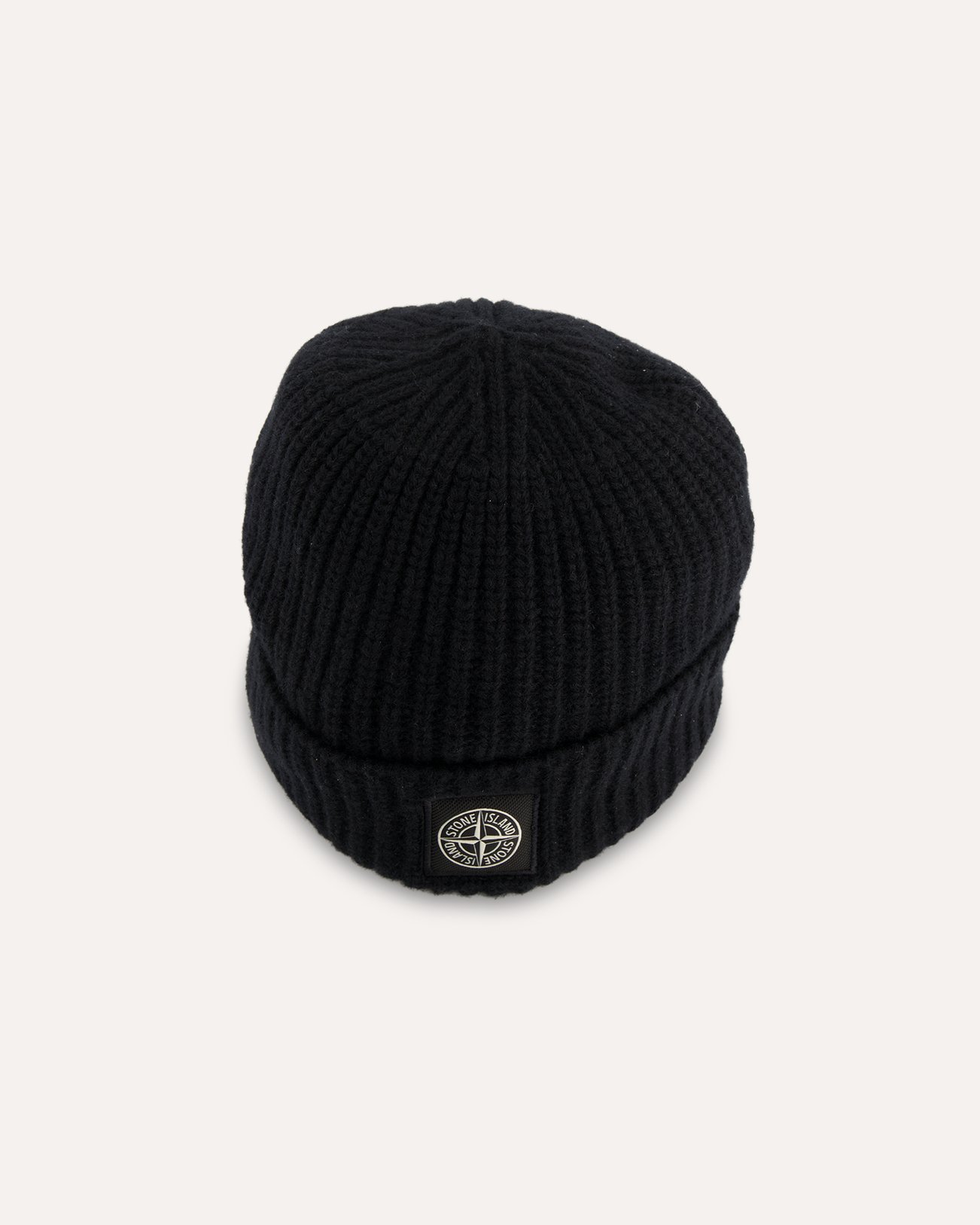 Stone Island N10B5 Geelong Wool Beanie ZWART 1