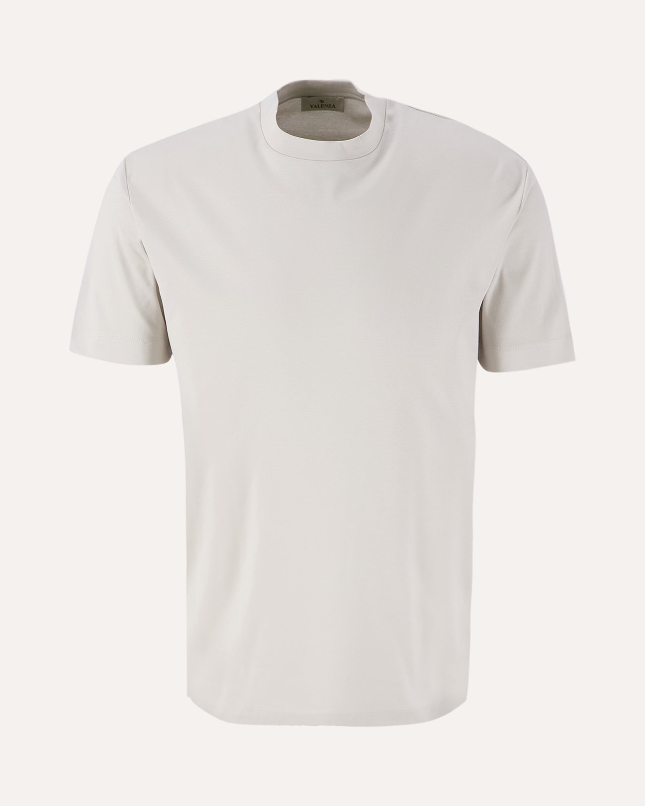 Valenza Interlock Supima T-Shirt LICHTGRIJS 1