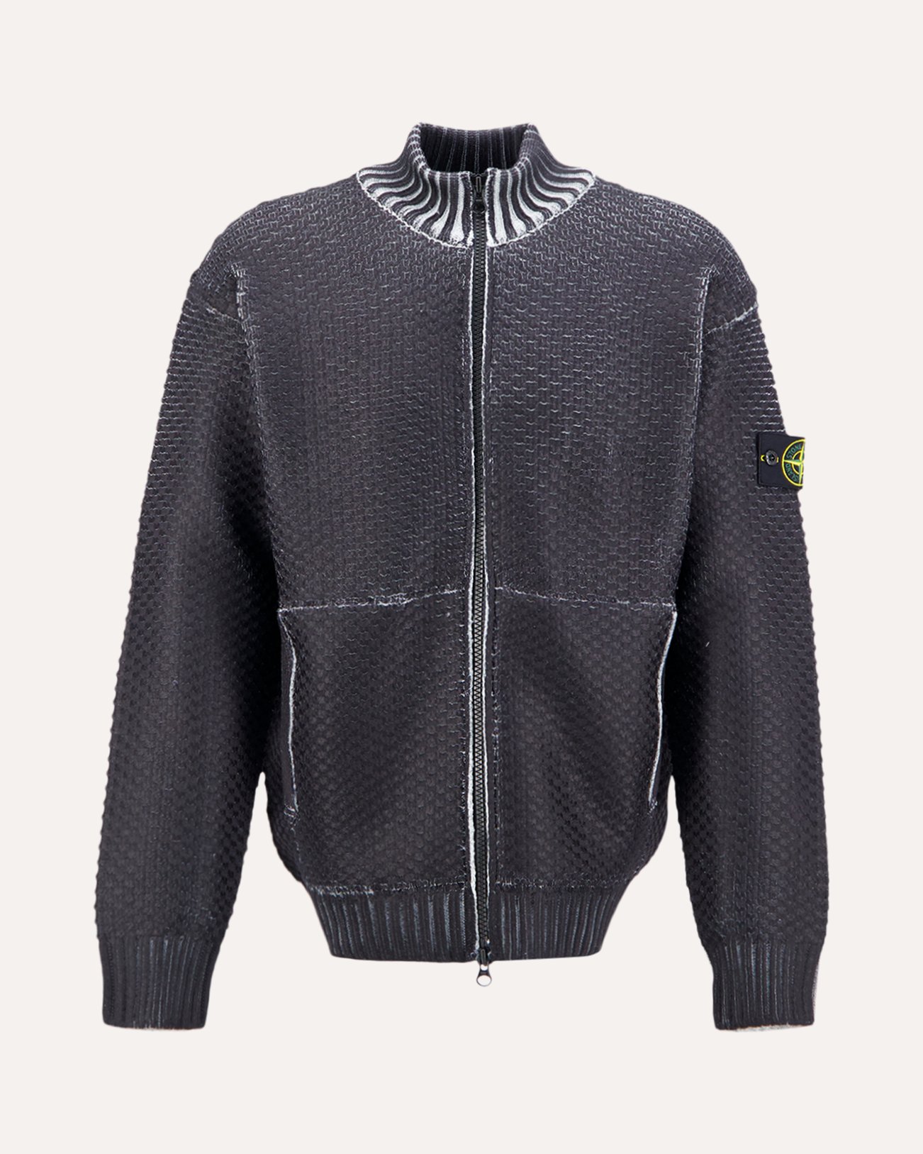 Stone Island S00Z5 Knitwear Vest GRIJS 1