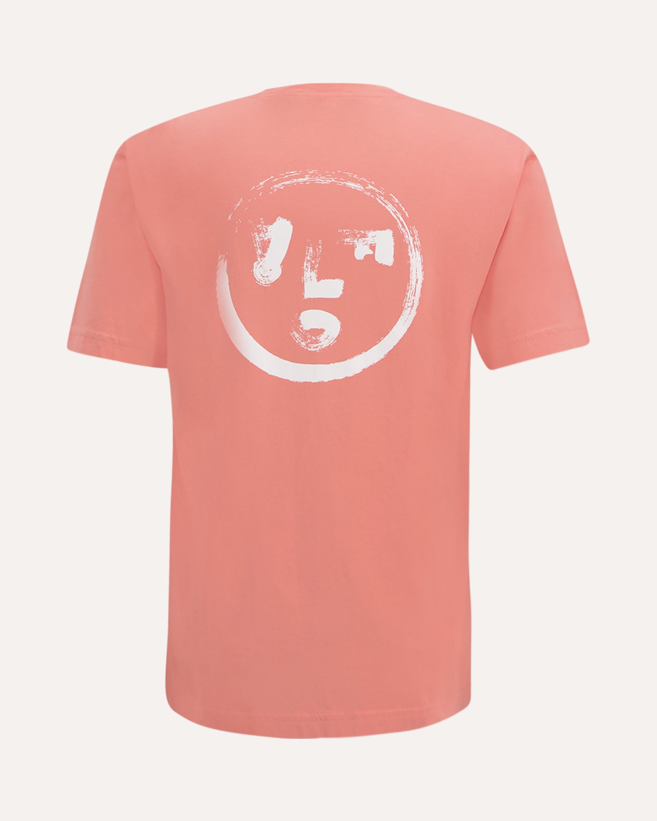 OLAF Brushstroke Face Tee ORANJE 1