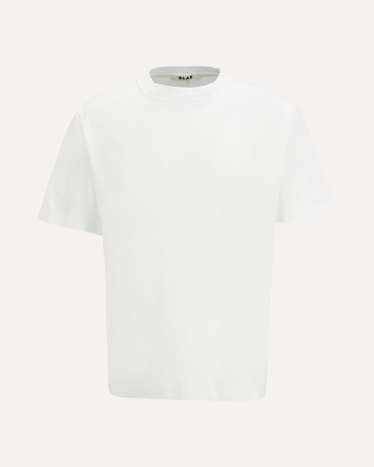 OLAF Monogram Boxy Tees WIT 1
