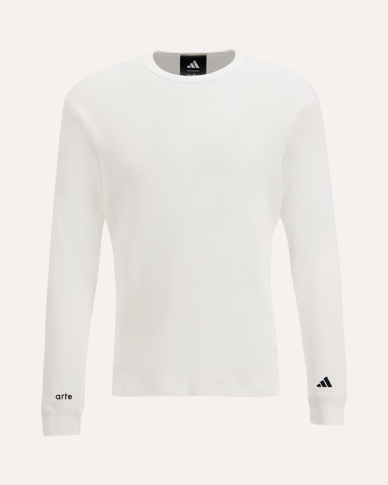 adidas adidas x Arte Antwerp 2-Pack Waffle-Knit Longsleeves ZWART 1
