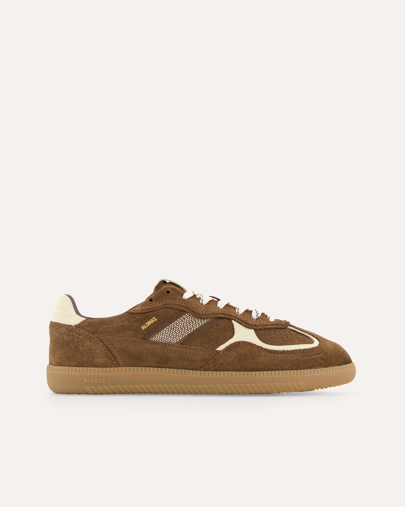 Alohas Tb.490 Rife Cocoa & Off White Leather Sneakers BRUIN 1