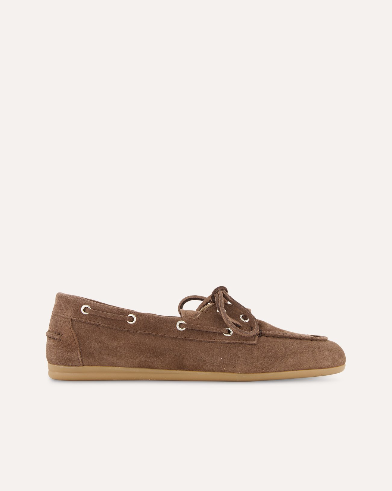 Posa Boat Loafer Brushed - Suede LICHTBRUIN 1