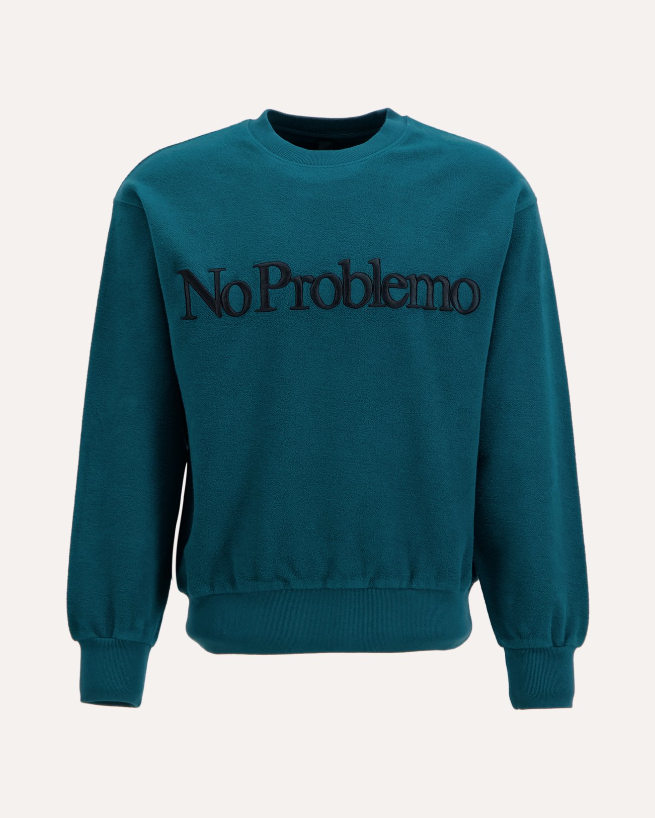 No Problemo Reverse Fleece Sweatshirt GROEN 1