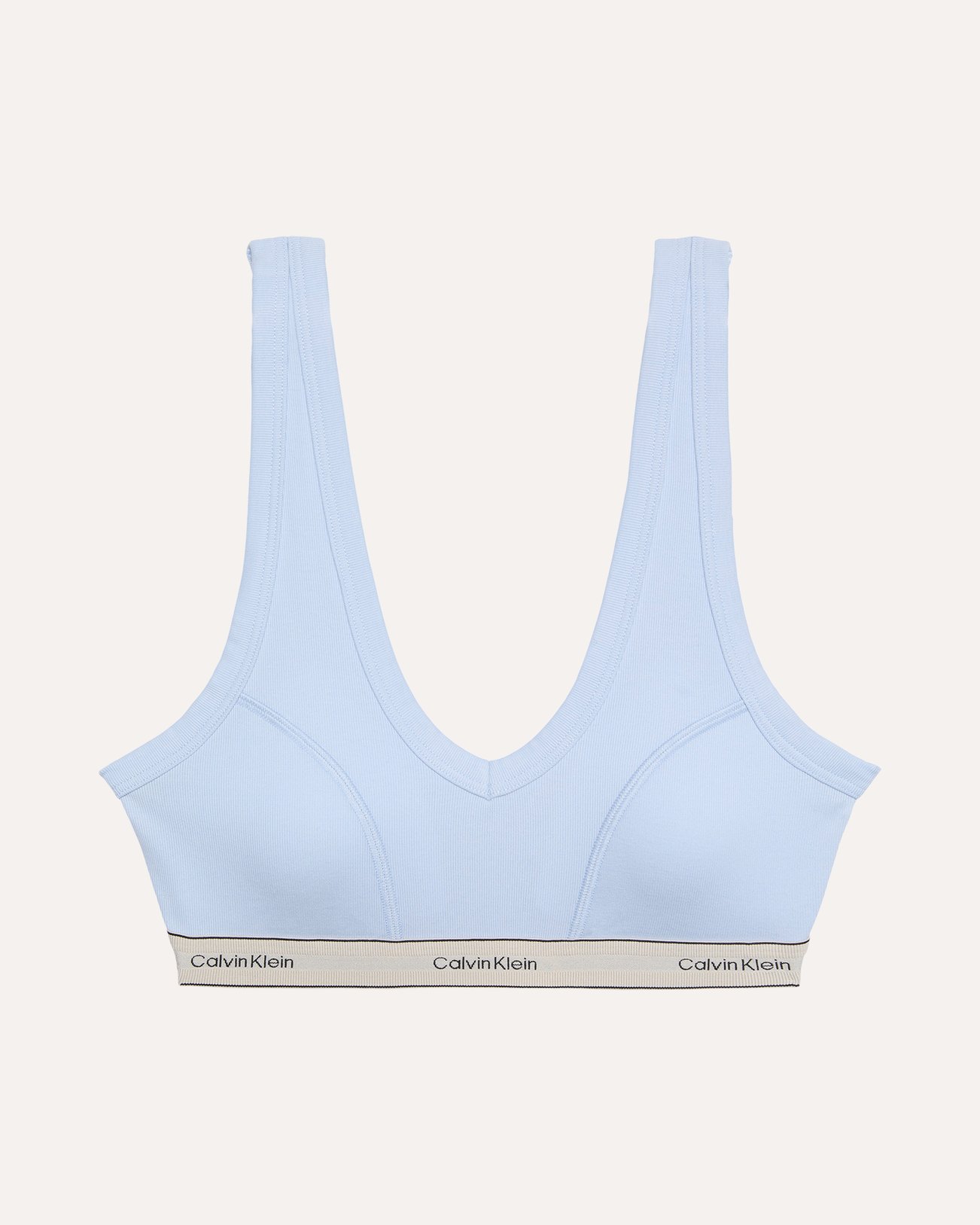 Calvin Klein Lightly Lined Traingle Bralette BLAUW 1
