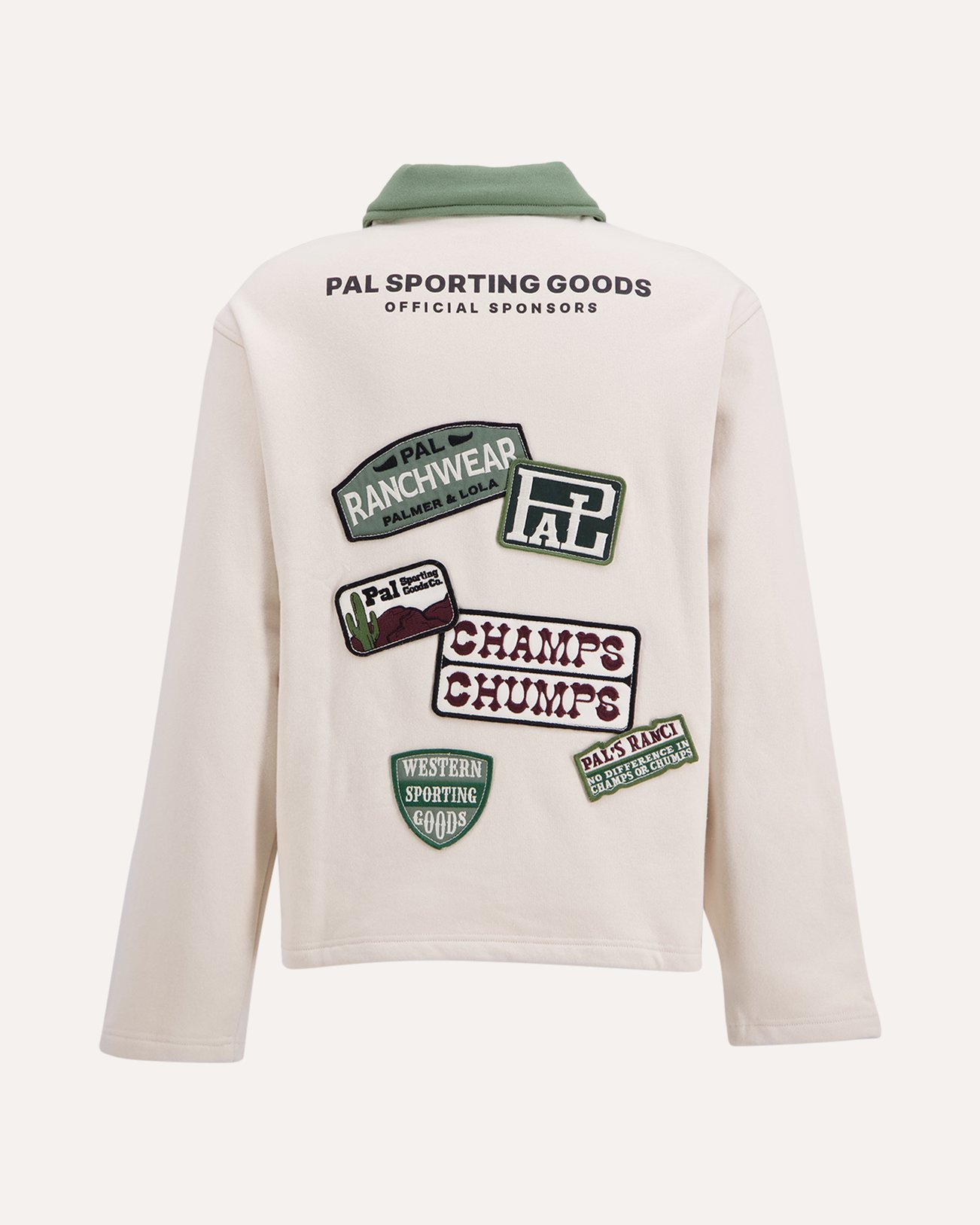PAL Sporting Goods Official Sponsors Half Zip Marshmallow BEIGE 1
