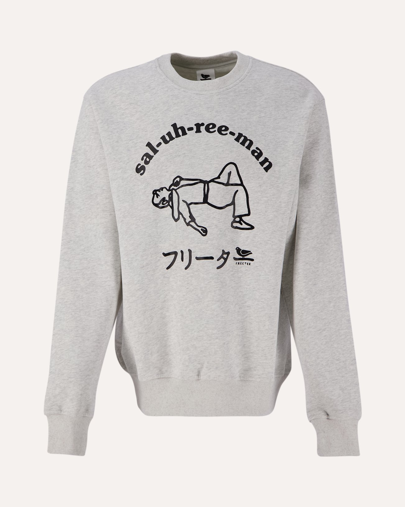 Freeter Saluhreeman Crewneck GRIJS 1