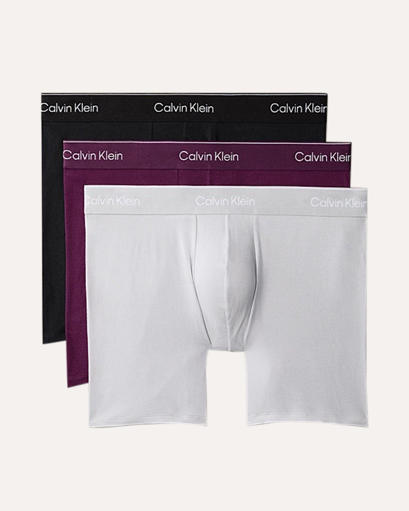 Calvin Klein Boxer Brief 3 Pk ZWART 1