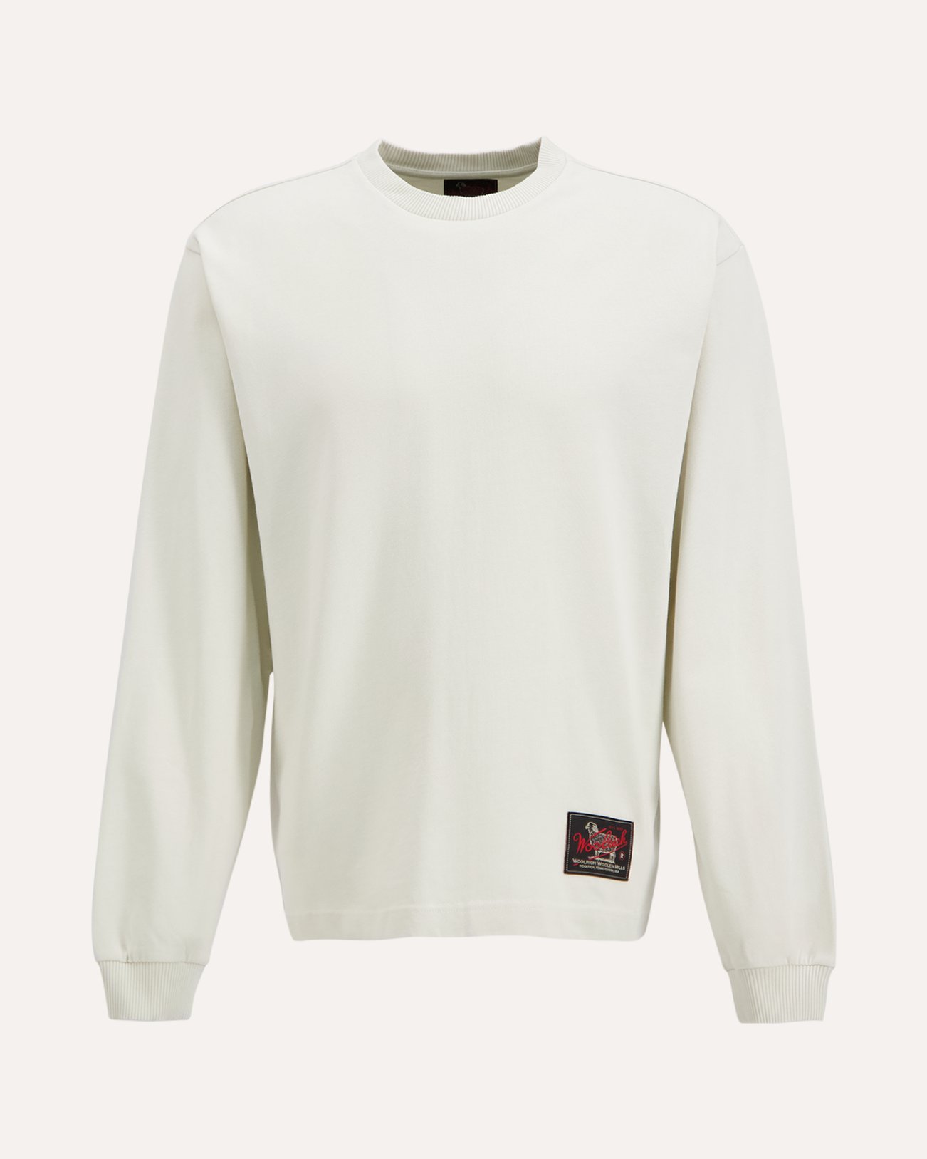 Woolrich Wm Jersey L/S T Shirt WIT 1