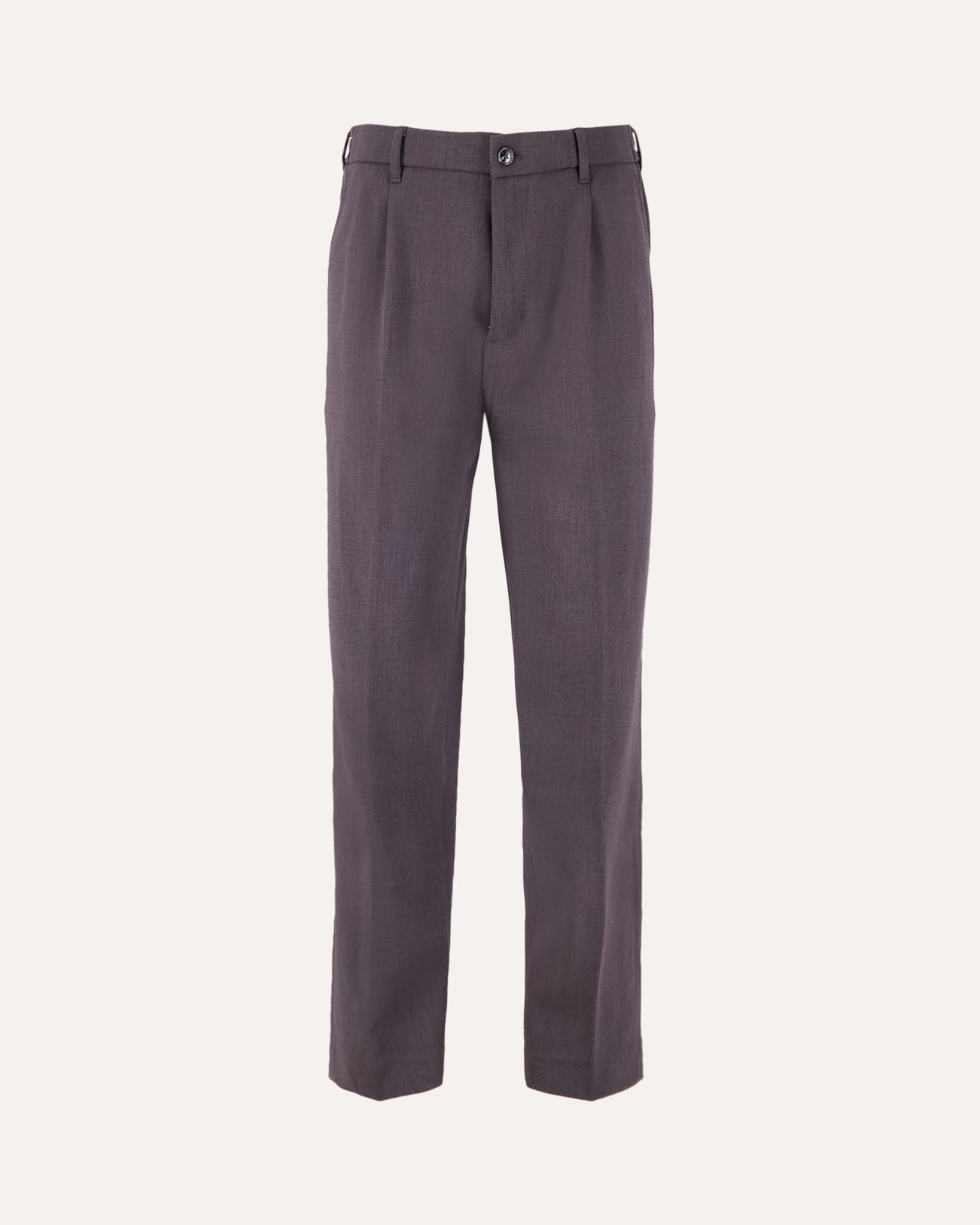 OLAF Wool Pleated Pant GRIJS 1