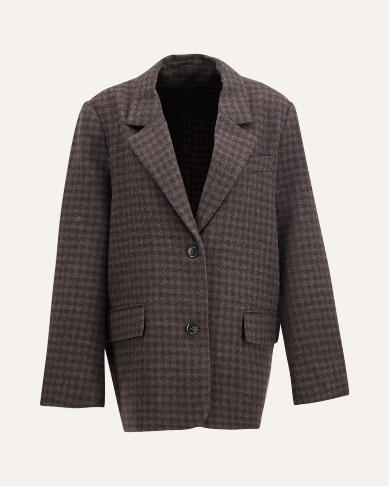 Boii Studios Solvej Wool Blazer ANTHRACIET 1