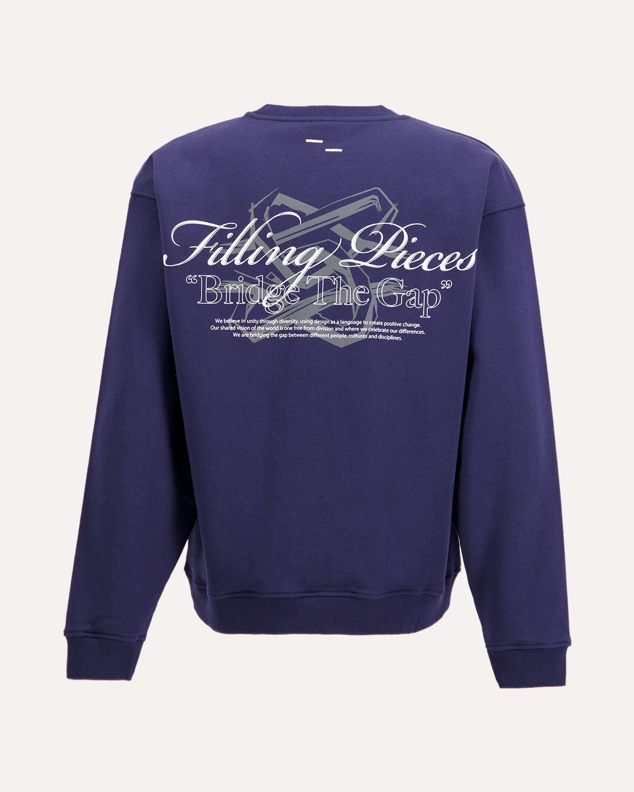 Filling Pieces Sweatshirt Bridge The Gap BLAUW 1