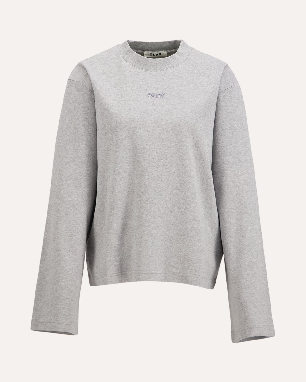 OLAF Retro Logo Ls Tee GRIJS 1