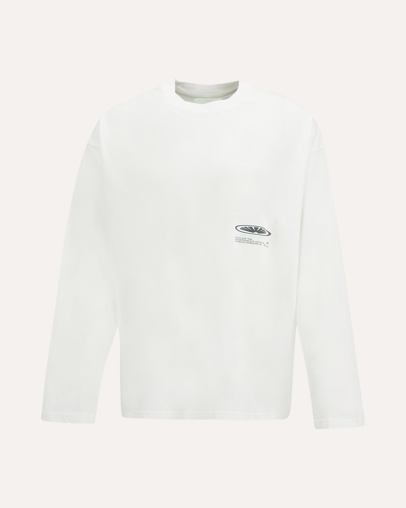 New Amsterdam Surf Association Shaper Longsleeve WIT 1