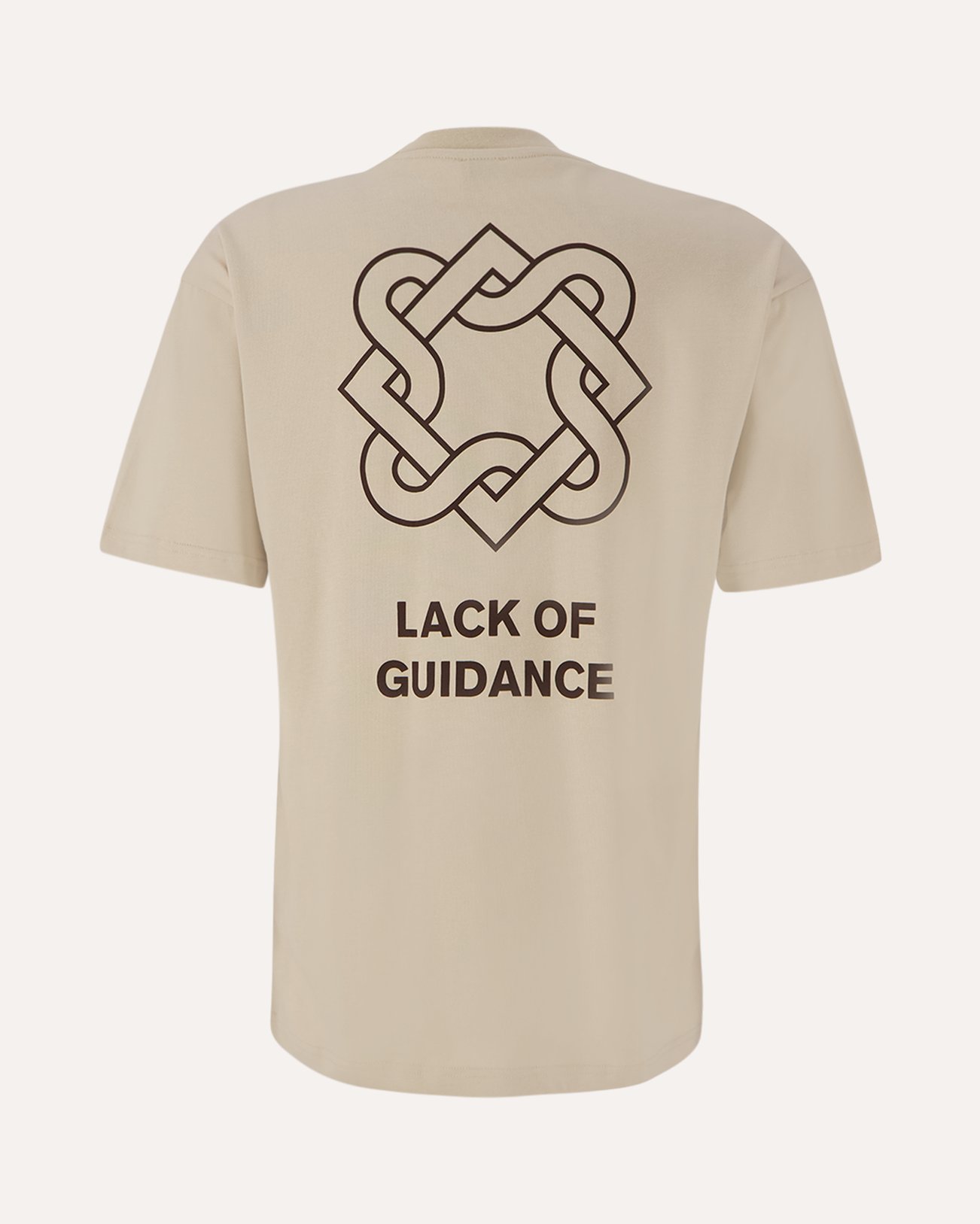 Lack of Guidance Logo T-Shirt BEIGE 1