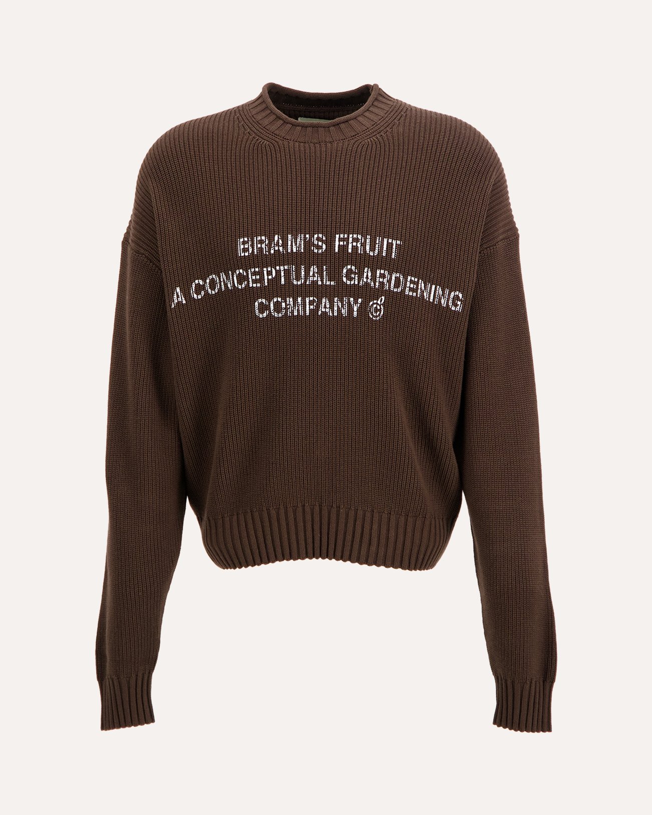 Brams Fruit Distressed Gardening Is My Therapy Knit BRUIN 1