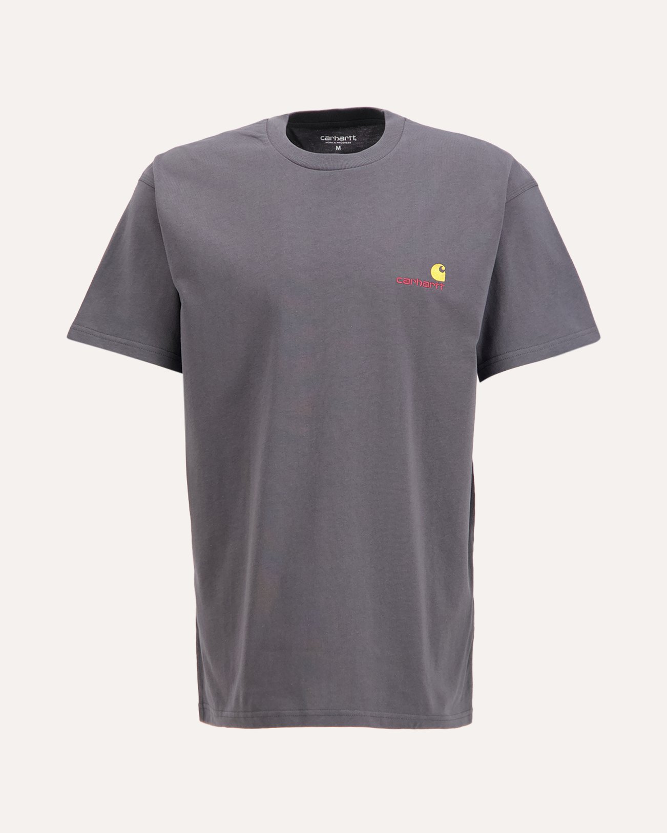 Carhartt S/S American Script T Shirt ANTHRACIET 1