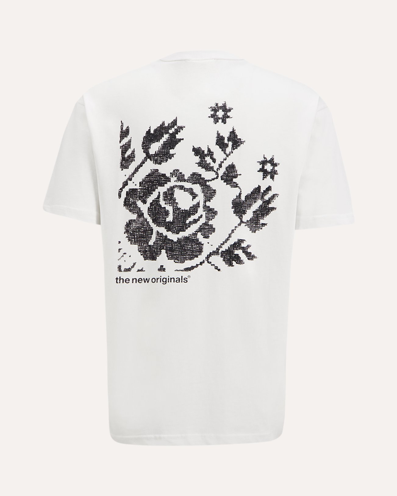 The New Originals Crochet Flower Tee WIT 1