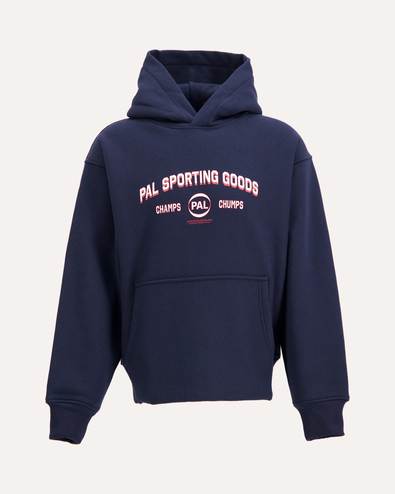 PAL Sporting Goods Pre Game Champs & Chumps Hoodie DONKERBLAUW 1